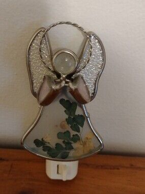 Vintage Angel Glass Night Light